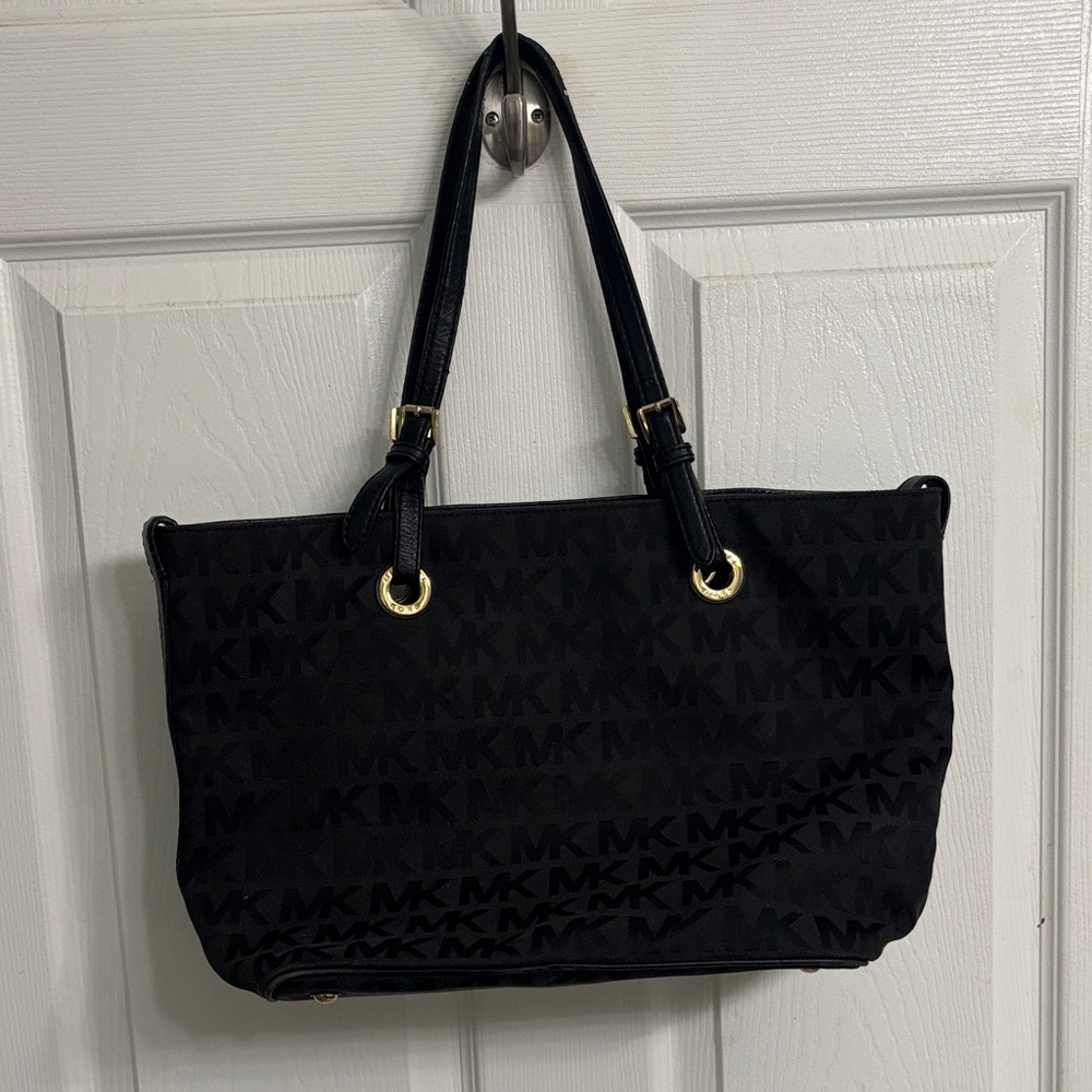 Michael Kors Black Monogram Tote